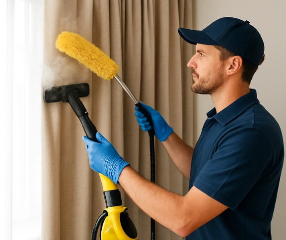Trusted residential curtain cleaning technician Matty Curtain Cleaning hopetoun-park-vic QLD